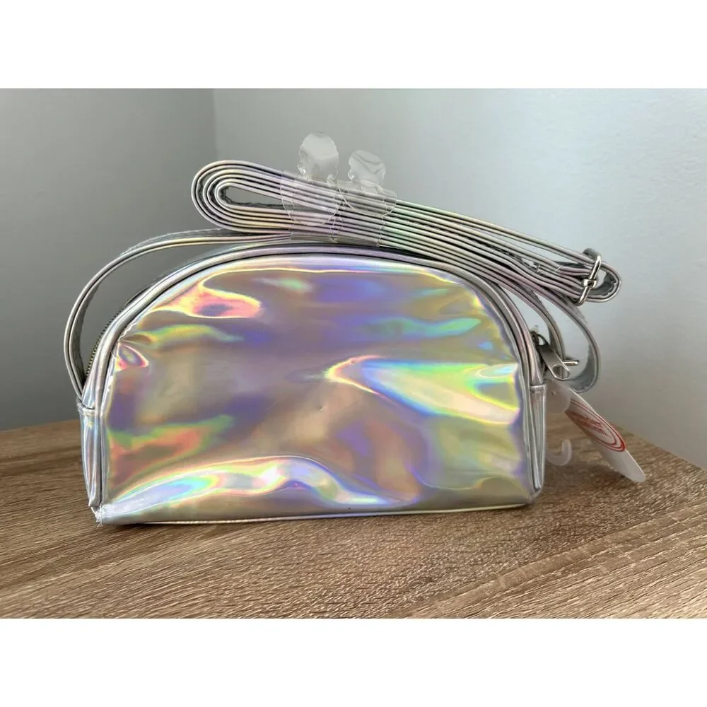 NWT Wonder Nation Girls' Glitter Rainbow Crossbody Bag Handbag Kawaii Purse